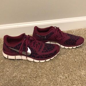 Nike Free 5.0 Cheetah Print Sneakers